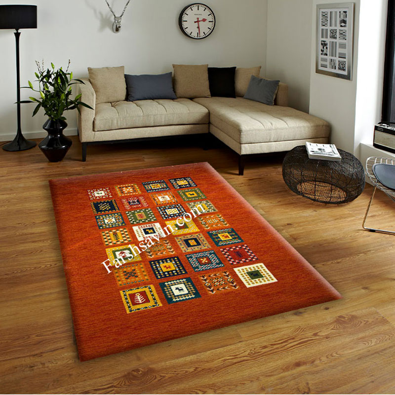 فرش ساوین مهر لاکی فرش سنتی